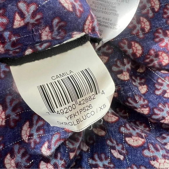 BCBGMaxAzria Camila Lightweight Cotton Top - Size Extra Small - Picture 7 of 11